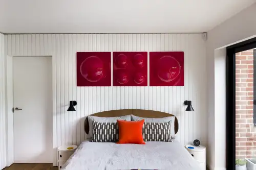 Click Here To Enlarge This Photo Of Bedroom&comma; Living&sol;Dining Including Staircase & Custom Made Kitchen