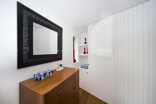 Click Here To Enlarge This Photo Of Bedroom&comma; Living&sol;Dining Including Staircase & Custom Made Kitchen