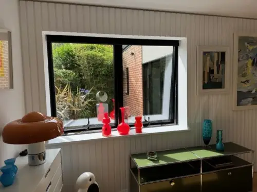 Click Here To Enlarge This Photo Of Bedroom&comma; Living&sol;Dining Including Staircase & Custom Made Kitchen